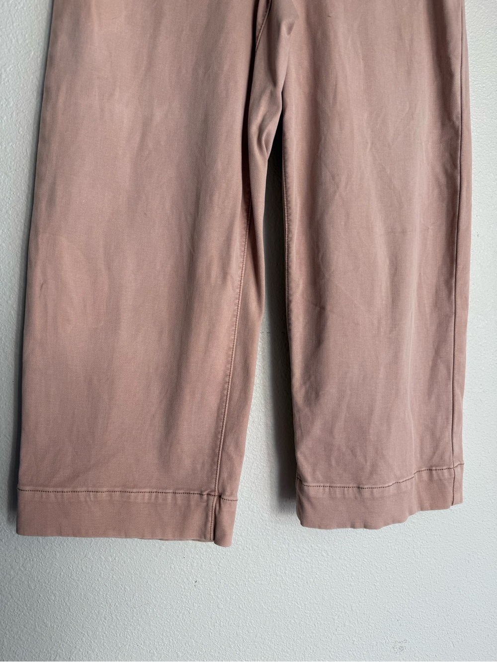 Spanx Muave Twill Cropped Wide-Leg Pants - Picture 5 of 12